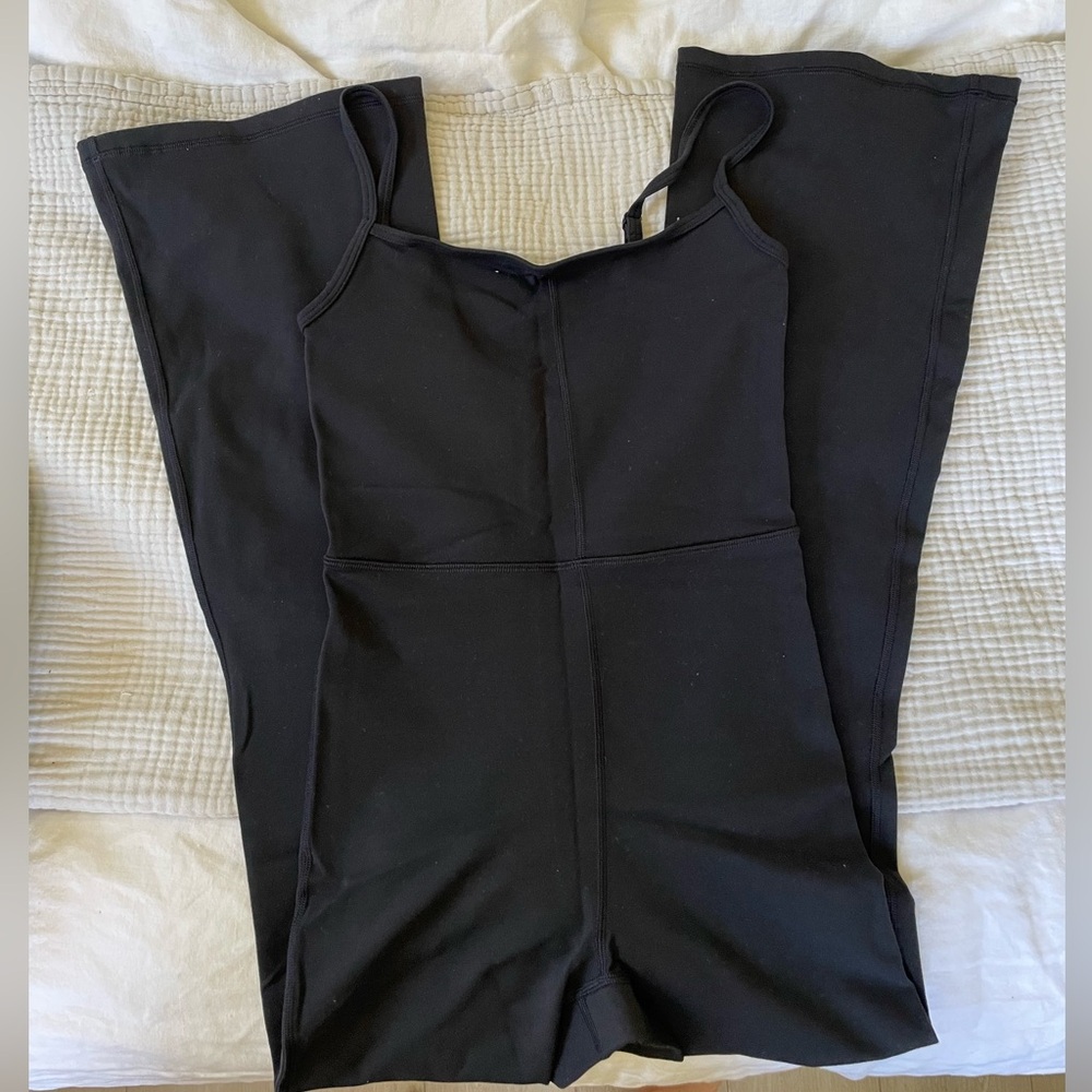 Aritzia Divinity Kick Flare Jumpsuit